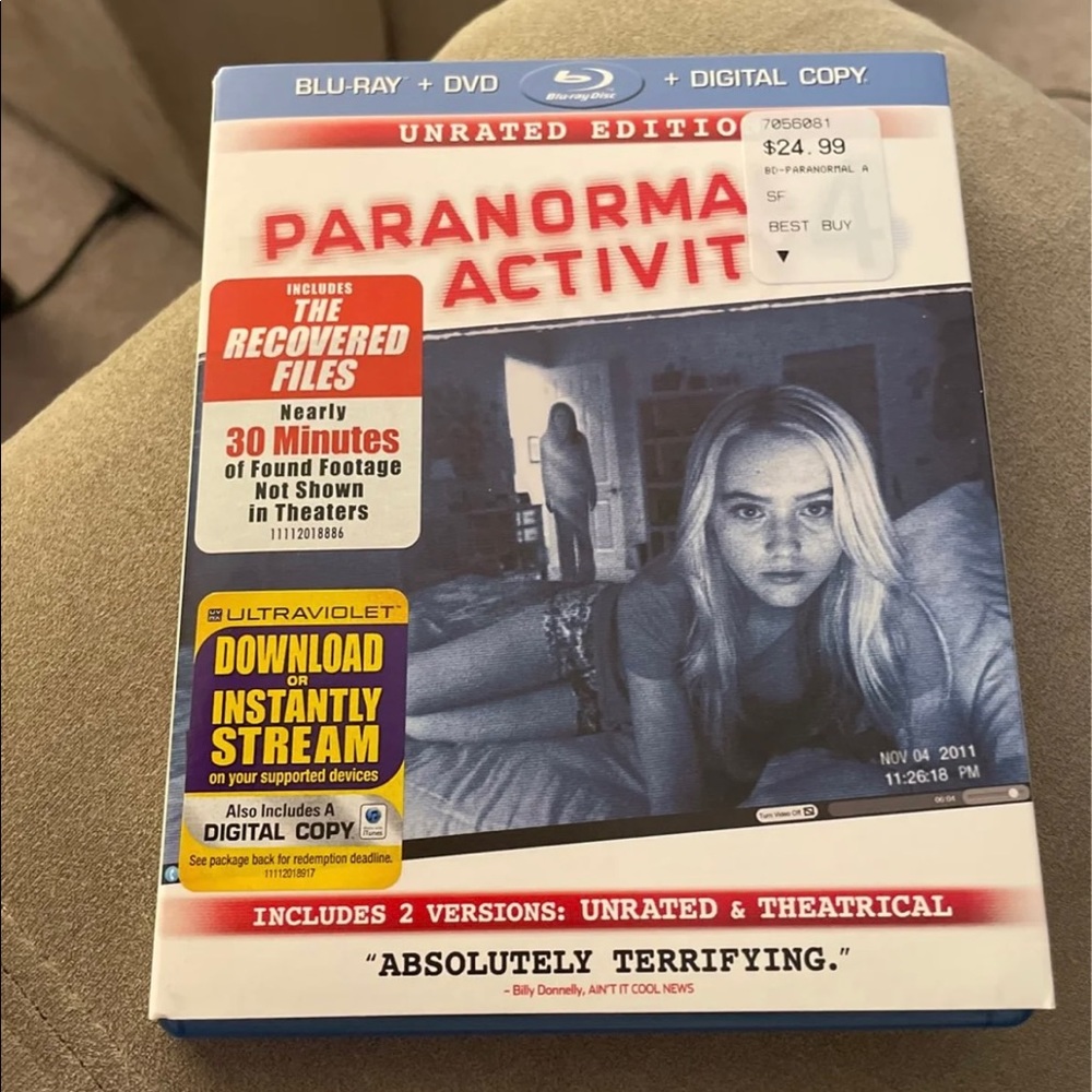 Paranormal Activity 4 Bluray